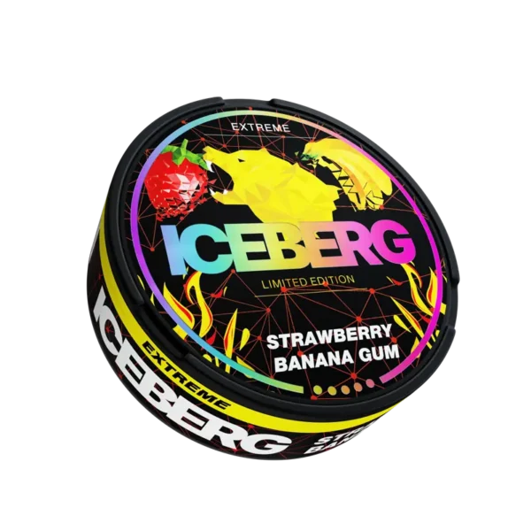 Iceberg Strawberry Banana Gum 50mg - Image 1