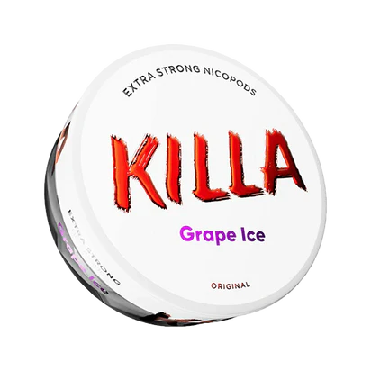 Buy Killa Snus – Killa Grape Ice snus pouches, next day delivery